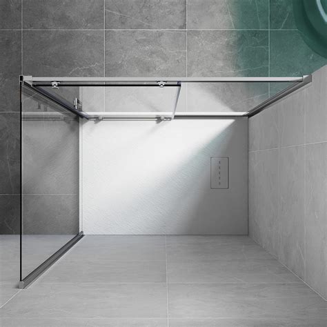 Buy Elegant 1000 X 700mm Modern Sliding Shower Enclosure Cubicle 8mm Safety Easy Clean Glass