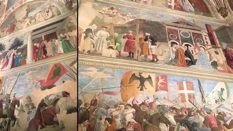Piero Della Francesca Legends Of The True Cross Fresco Cycle Youtube