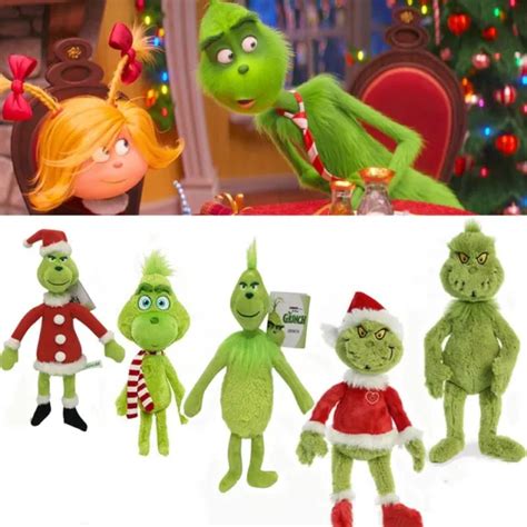 Xmas Grinch Plush Doll How The Grinch Stole Christmas Stuffed Toy Kids