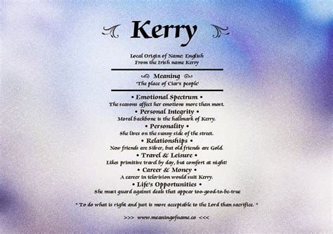 Kerry Meaning Of Name