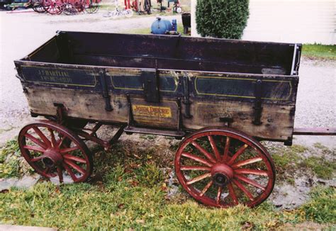 Wooden Wagon Construction Farm Collector