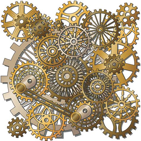 Best Steampunk Gears Illustrations Royalty Free Vector