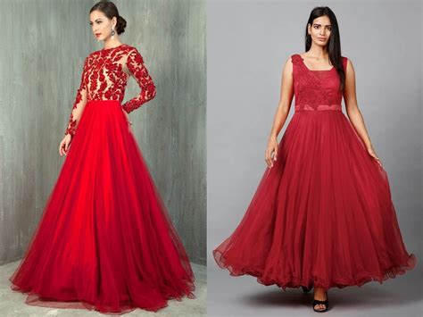 Discover 83 Red Colour Party Frocks Best Vn