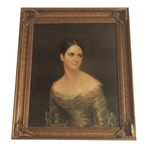 Vintage Portrait Reproduction Miss Pearce By Thomas Sully Chairish