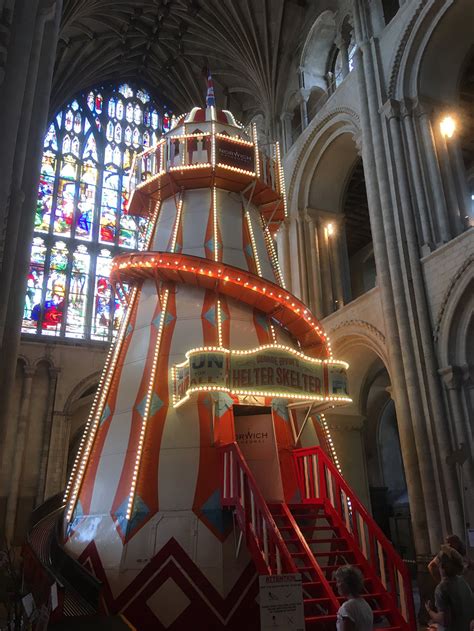 Norwich Cathedrals Helter Skelter Carnival Ride Is A Big ‘mistake