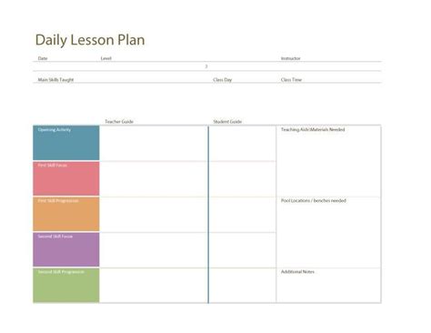10 Best Daily Lesson Plan Examples Templates Download Now Examples