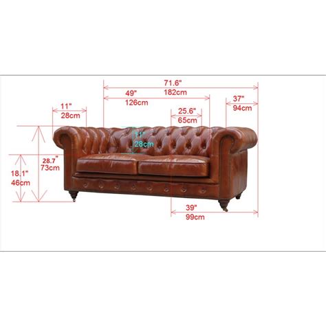 Pasargad Home Genuine Leather Chester Bay Tufted Loveseat Chairish