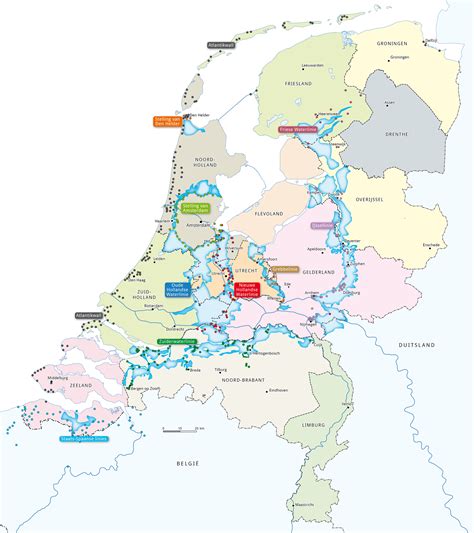 The dutch water line (dutch: Hollandse waterlinies | Verdediging door middel van water