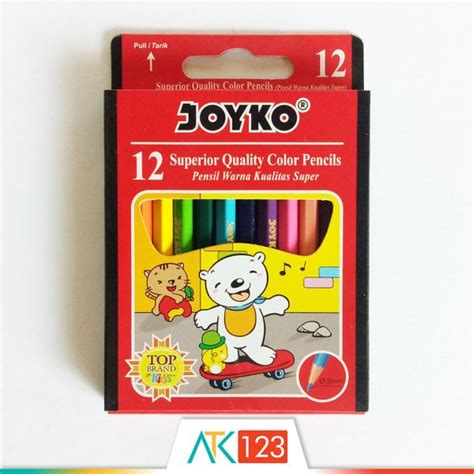 Jual Pensil Warna Joyko 12 Superior Quality Color Pencils Cp 12s Di