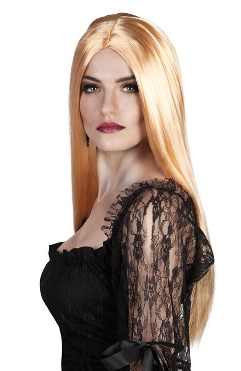 Long Witch Wig Ladies Fancy Dress Halloween Witches Womens Adult