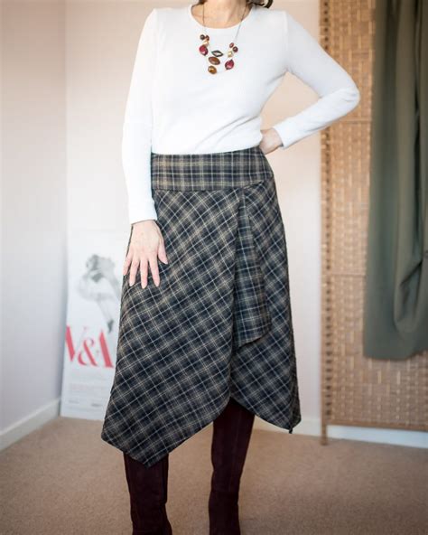Diy Vogue Asymmetric Drape Skirt Dream Cut Sew