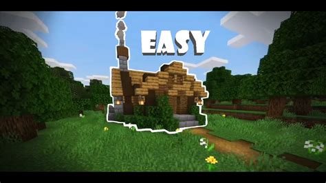 Easy Minecraft Starter House Tutorial Youtube
