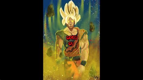 Goku Super Saiyan Fan Art Speedpainting Youtube