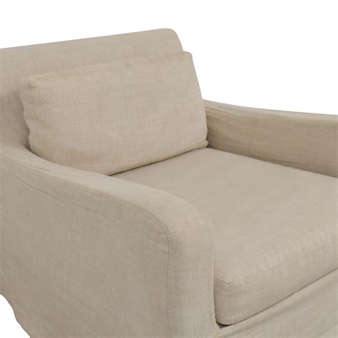 I'm so happy with my new slipcovered head chairs! 82% OFF - Restoration Hardware Restoration Hardware ...