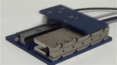 Brushless Linear Motor Positioning Stage Srs 003 04 003 01 Youtube