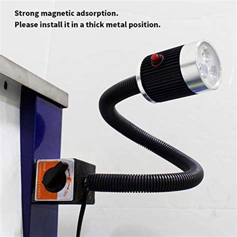 Led Work Light 9w Strong Magnetic Machine Light 20in Flexible Gooseneck