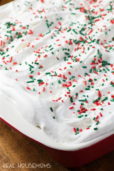 Christmas red velvet poke cake recipe from yummiest food. Christmas Rainbow Poke Cake ⋆ Real Housemoms