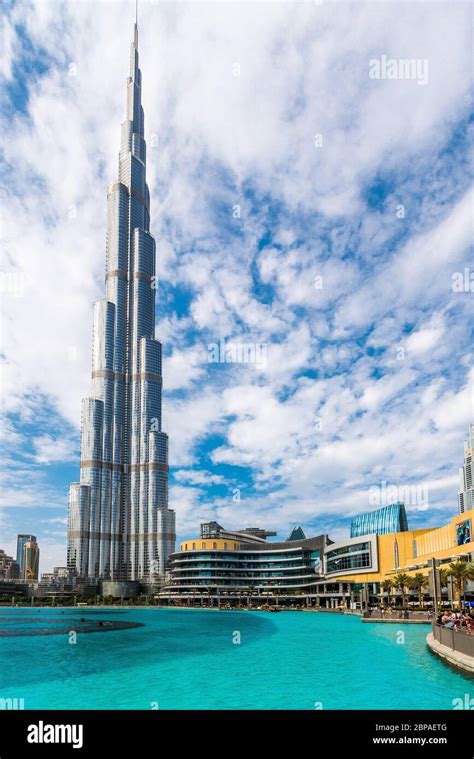 Highest Building Burj Khalifa In Dubai Stock Photo Alamy