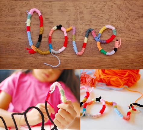 3 Colourful Crafts For A Rainy Day Yarn Crafts For Kids Easy Yarn