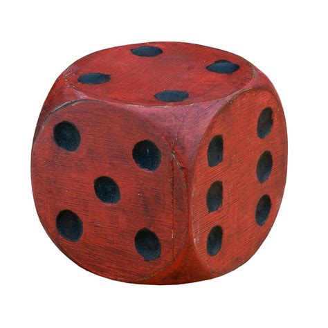 Wooden Red Dice | Dice