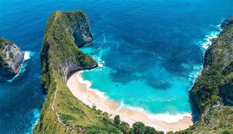 Kelingking Beach In Bali Indonesia Shot On Dji Phantom 4 Rdrones