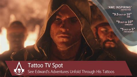 Assassin S Creed IV Black Flag Tattoo TV Spot Ubisoft NA YouTube