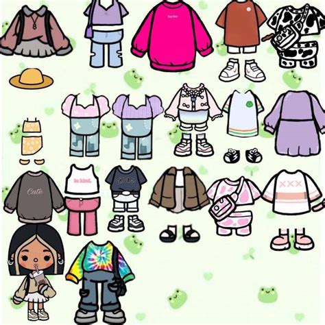 Coloring Pages Toka Boka For Girls Characters With Clothes 38 Pcs