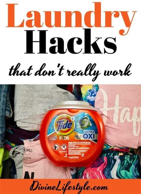 Laundry Hacks That Dont Really Work Tide Detergent