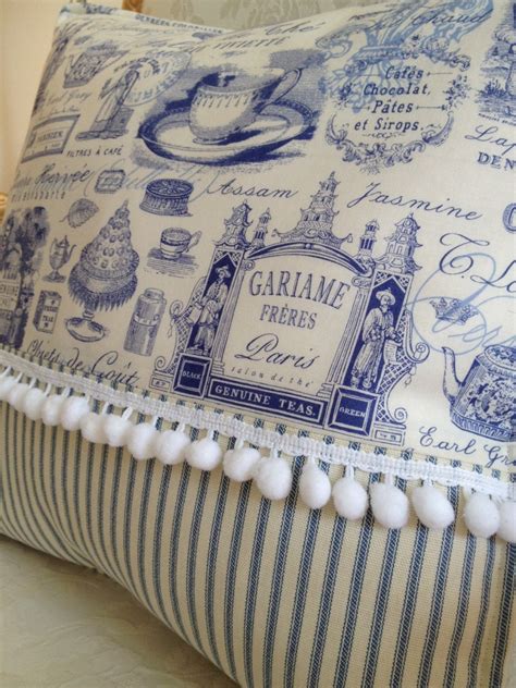 French Country Pillow Cover Shabby Chic By Parislaundrydesigns