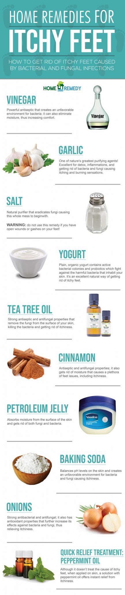 12 Home Remedies For Itchy Feet Infographic Home Remedy Book