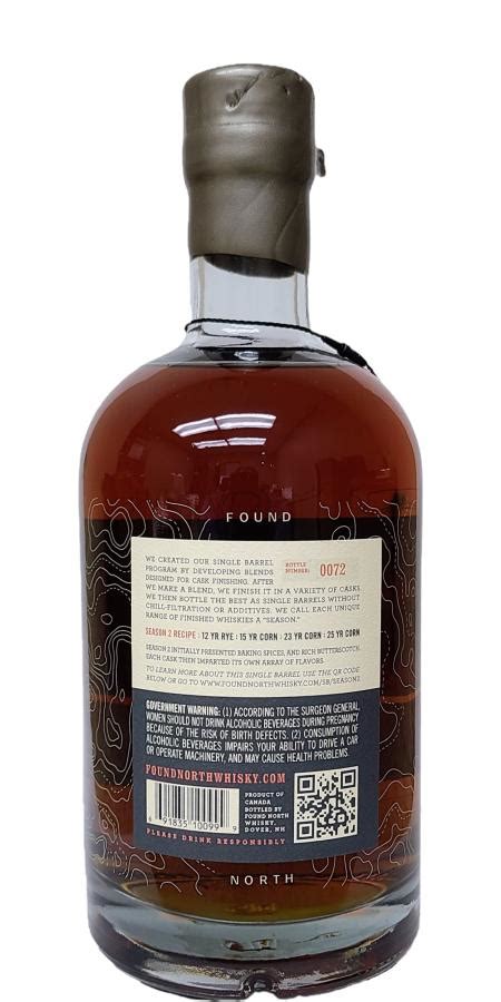 Found North Single Barrel Fndn Ratings And Reviews Whiskybase