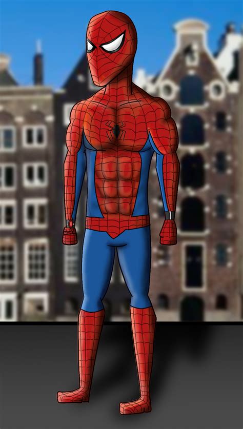 Spider Man Ps4 Classic Suit Fan Art By Captainthinker On Newgrounds