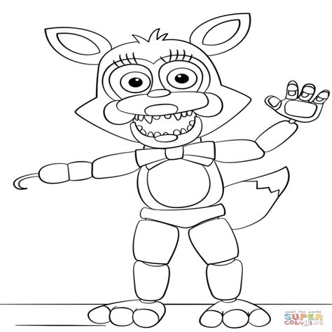 Toy Freddy Coloring Pages Coloring Pages