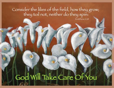 God Will Take Care Of You Greeting Card By Art To Heart Cards Fine