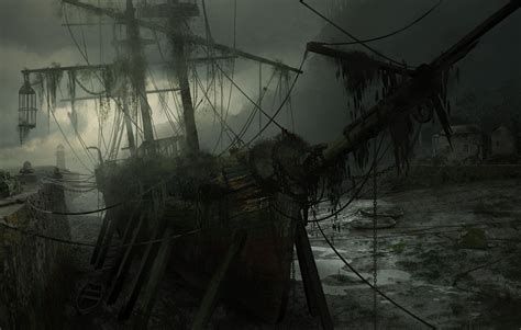 The last time we gave him his own feature on fine art was for an assassin's creed game, so let's not go changing things just for the sake of. ghost ship, Christian Bravery | Ghost ship, Ship art ...