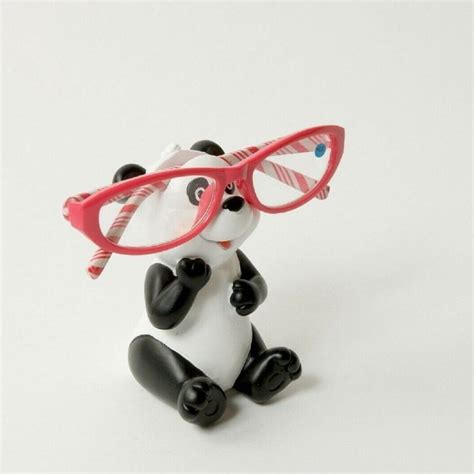 Panda Glasses Holder Stand For Adults Or Children Etsy Uk Glasses