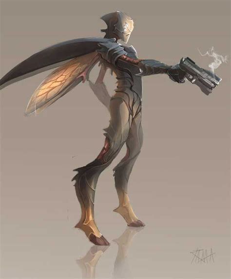 Humanoid Alien Concept Art Cool Designs Of Extraterrestrial Races Alien Concept Art Sci