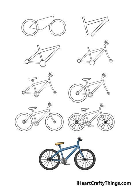 Bike Drawing How To Draw A Bike Step By Step