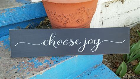 Choose joy Choose joy sign choose joy script sign Fixer | Etsy
