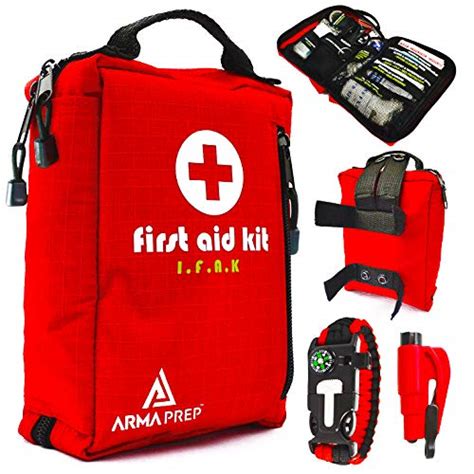 Compact First Aid Kit Ifak Medical Kit With Labeled Compartments