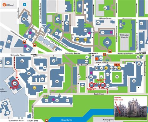 University Of Glasgow Campus Map Zip Code Map