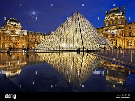 The Glass Pyramid Architect Im Pei Of Louvre Museum Musée Du