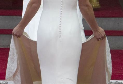 Pippa Middletons Bum Was False During Royal Wedding Of William And