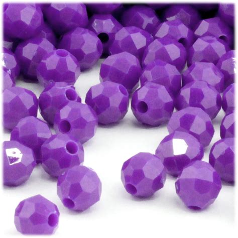 Plastic Faceted Beads Opaque 12mm 250 Pcmulti Mix Mix Of All