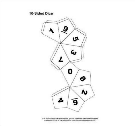 Craft Projects For Kids Diy For Kids Dice Template Templates 12