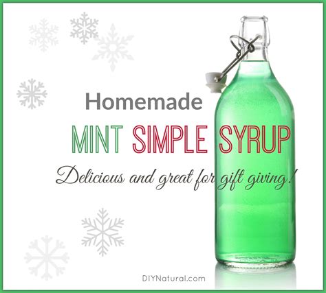 This Mint Simple Syrup Is Delicious Perfect For The Holidays And