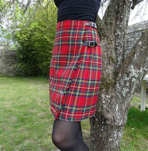 kilt ecossais femme veritable kilt ecossais court 50cm t40 à t48