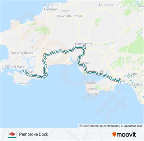 Transport For Wales Route Schedules Stops And Maps Pembroke Dock