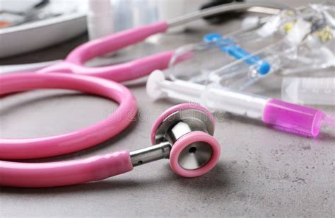 Stethoscope And Other Medical Objects Stock Photo Image Of Device