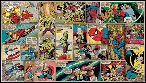 Vintage Marvel Comics Wallpapers Wallpaper Cave